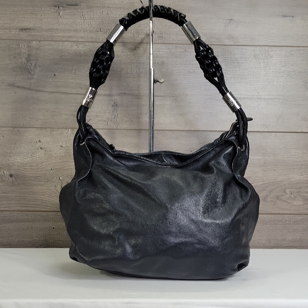 Barbara Milano Black Leather Bag